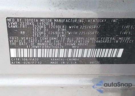2024 Toyota Rav4 Hybrid Xle z USA, uszkodzony, nr VIN 4T3RWRFV1RU146624